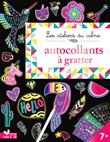 Autocollants à gratter - pochette avec accessoires