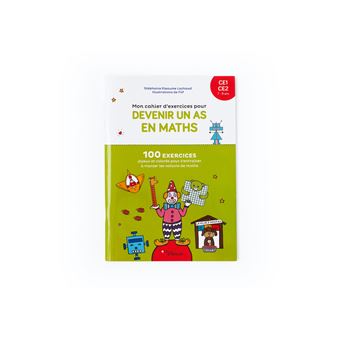 Mon cahier d'exercices pour devenir un as en maths CE1-CE2, 7-8 ans