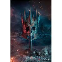 The Witcher 3 Geralt Statue 1 Eredin Helmet 1/1 Replica