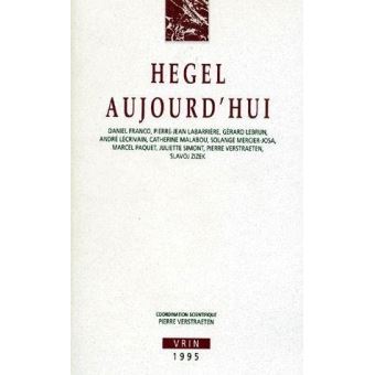 Hegel aujourd'hui