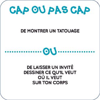 Coffret Sous-bocks Cap ou pas cap ?