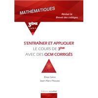 Maths 3ème Cycle 4 Brevet des collèges, S'entraîner avec des QCM corrigés