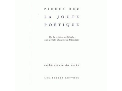 La Joute poétique - Pierre Bec - broché