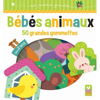 1000 premières gommettes formes - Bébés animaux - Poupette Cakaouette