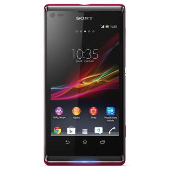 Sony XPERIA L - 3G smartphone - RAM 1 Go / 8 Go - microSD slot - 4.3" - 480 x 854 pixels - rear camera 8 MP - rouge