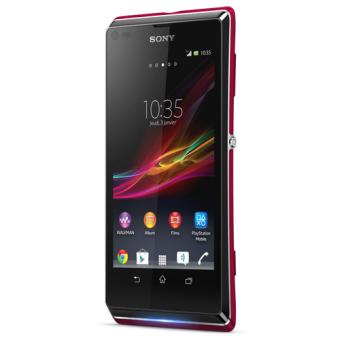 Sony XPERIA L - 3G smartphone - RAM 1 Go / 8 Go - microSD slot - 4.3" - 480 x 854 pixels - rear camera 8 MP - rouge