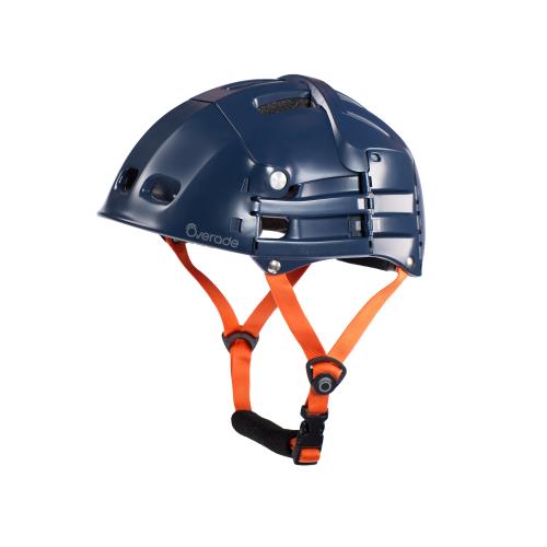 Casque de vélo pliable Overade Plixi FIT Taille S-M Bleu