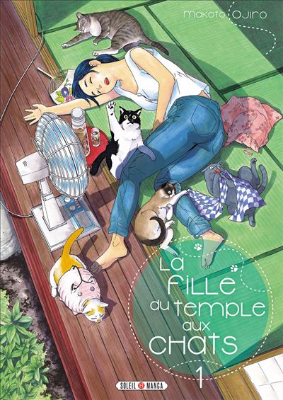 La Fille du Temple aux Chats - Makoto Ojiro - broché