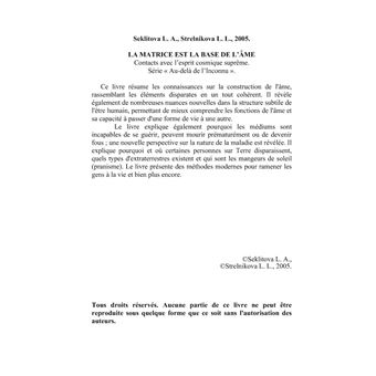 La matrice est la base de l'âme