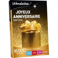 Coffret Cadeau Wonderbox Joyeux Anniversaire Exception Coffret Cadeau Achat Prix Fnac