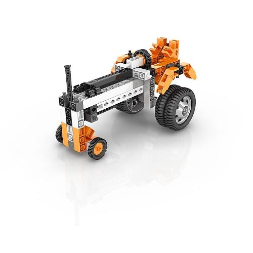 Jeu de construction Engino Stem Mechanics : roues, essieux et plans inclinés