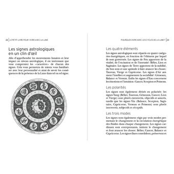 Petit Livre de - Bien vivre avec la Lune
