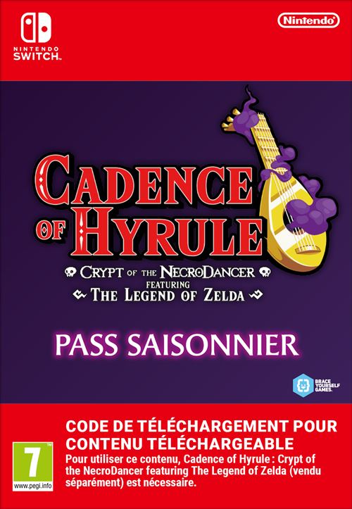 Code de téléchargement extension DLC Cadence of Hyrule Nintendo Switch : Pass Saisonnier