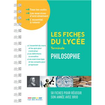 Les fiches du lycée - Terminale - Philosophie