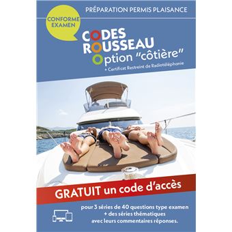 Code Rousseau - Permis option Côtière