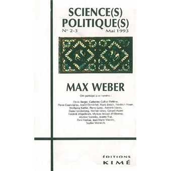 Sciences Politiques 2-3 / 1993 Max Weber