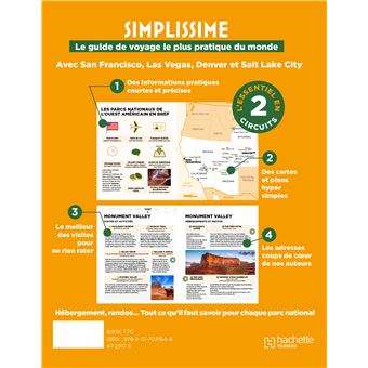 Le Guide Simplissime Parcs nationaux Ouest américain