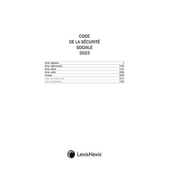 Code de la securite sociale 2023