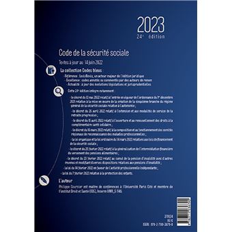 Code de la securite sociale 2023