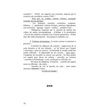 Violences conjugale, brisez les chaînes !