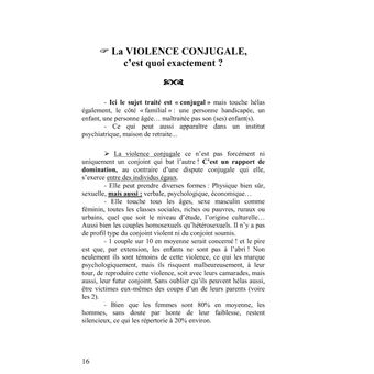 Violences conjugale, brisez les chaînes !