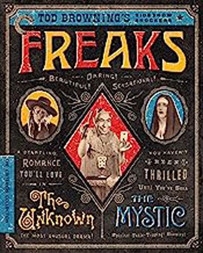 Freaks / The Unknown / The Mystic : Tod Browning's Sideshow Shockers Blu-ray