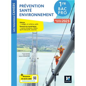 Les Nouveaux Cahiers - PRÉVENTION SANTÉ ENVIRONNEMENT (PSE) - 1re Bac Pro - Éd. 2023 - Livre élève