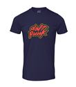 Tee shirt Daft Punk Logo Rouge unisexe Bleu Navy Taille XL Exclusivité Fnac