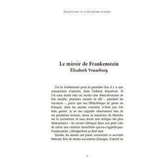 Frankenstein ou le Prométhée moderne
