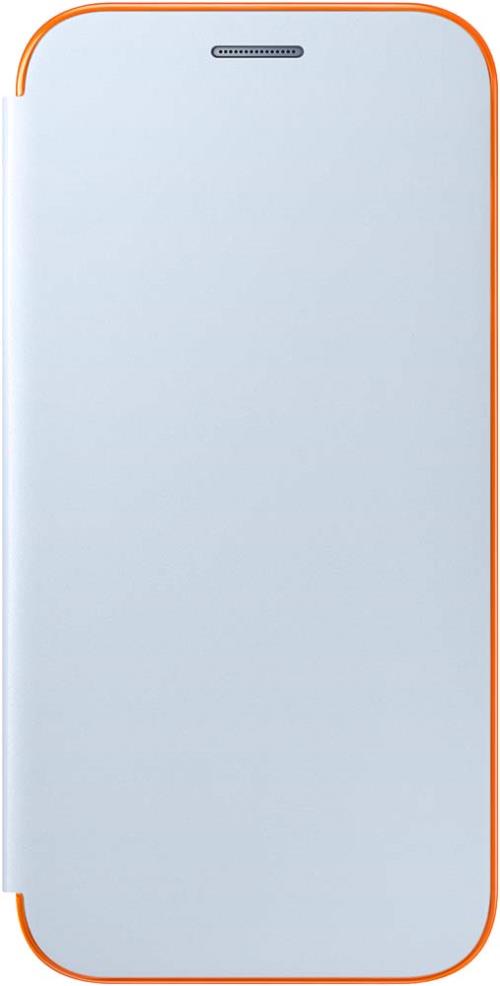 Etui Flip Cover Samsung Néon Bleu pour Galaxy A5 2017