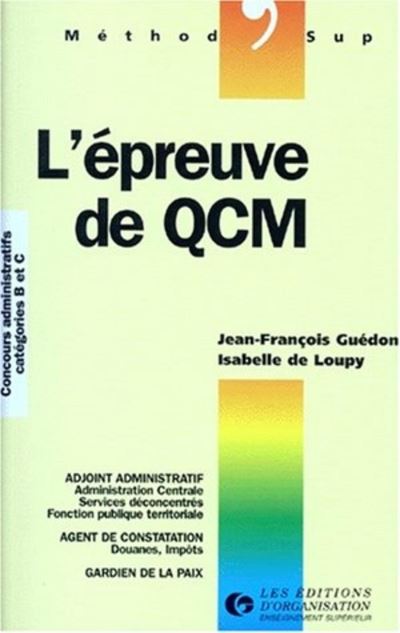 L'épreuve De QCM Concours Administratifs Catégories B Et C Adjoint ...