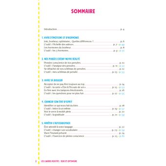 Joie et optimisme. 50 pages de conseils pratiques, 20 outils à afficher, 16 pages détachables