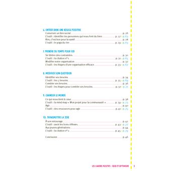 Joie et optimisme. 50 pages de conseils pratiques, 20 outils à afficher, 16 pages détachables
