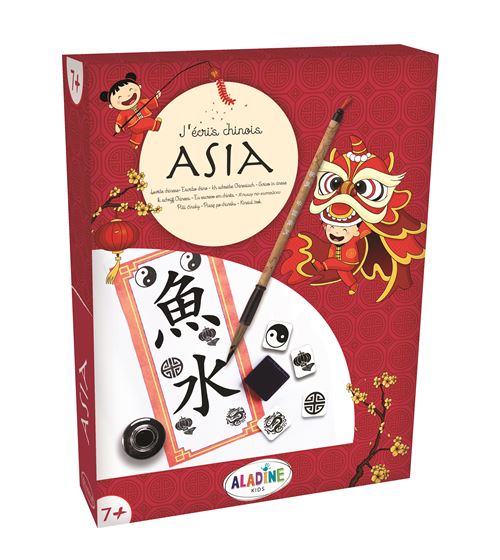 ALADINE COFFRET J'ECRIS CHINOIS ASIA