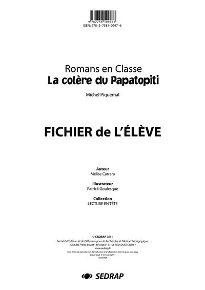 Colere du papatopiti - fichier