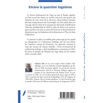 Encore la question togolaise