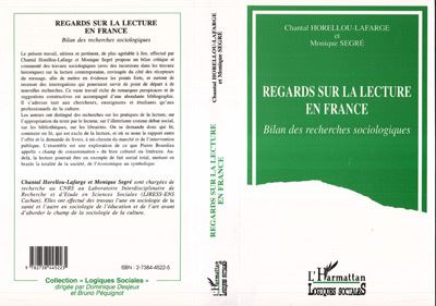 Regard sur la lecture en France - Chantal Horellou-Lafarge - (donnée non spécifiée)