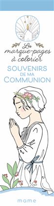 Souvenirs de ma communion - Les marque-pages à colorier