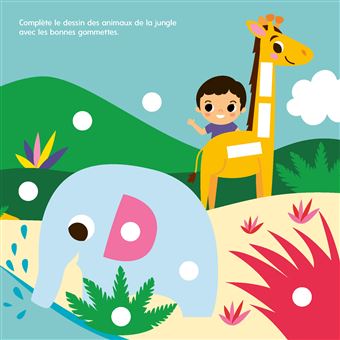 Ma maternelle avec des gommettes