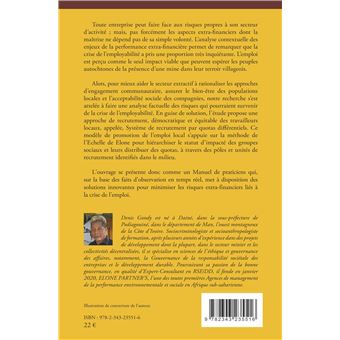 Crise de l'employabilité et responsabilité sociétale des entreprises dans le secteur minier en côte d'ivoire