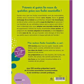 Mes petites routines - Huiles essentielles pour tout soigner