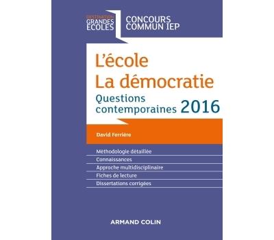 Questions contemporaines 2016