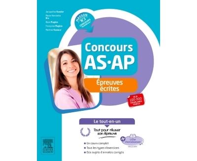 Concours d'entrée AS / AP épreuves écrites