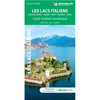 Carte Routière et Touristique Lacs Italiens - Milan Michelin