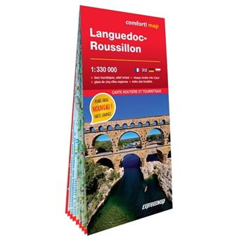 Languedoc-Roussillon 1/330.000 (carte grand format laminée)