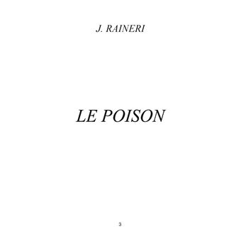 Le poison