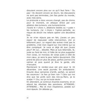 Journal d'une cancéreuse