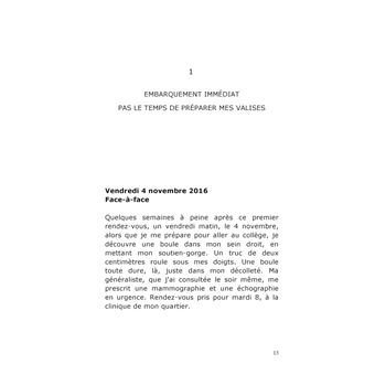 Journal d'une cancéreuse