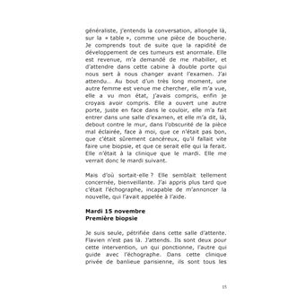 Journal d'une cancéreuse