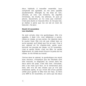 Journal d'une cancéreuse